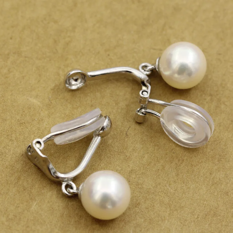 50 шт. прозрачный белый зажим для ушей удобный силиконовый коврик защиты от боли DIY