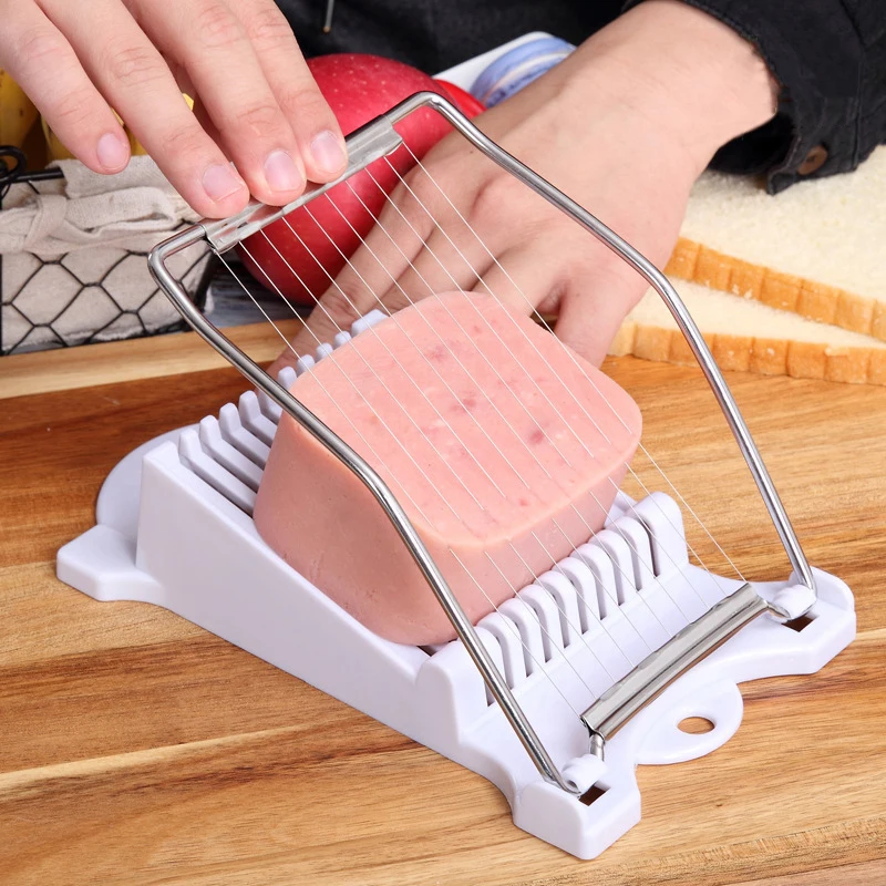 Нержавеющая сталь Banana Slicer фруктовый яйцо Хэм форма срез металла резак лук с