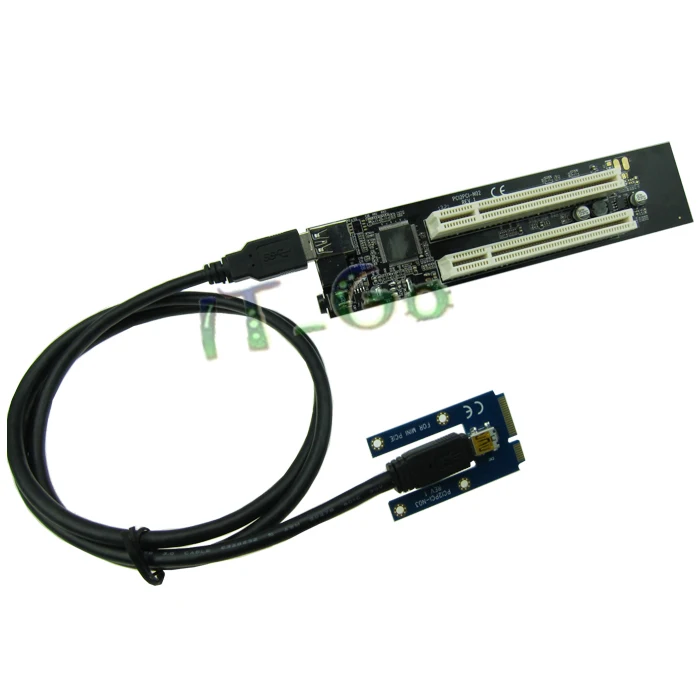 Мини PCIe для двойной PCI карты расширения оптический привод Bay корпус установка-DHL