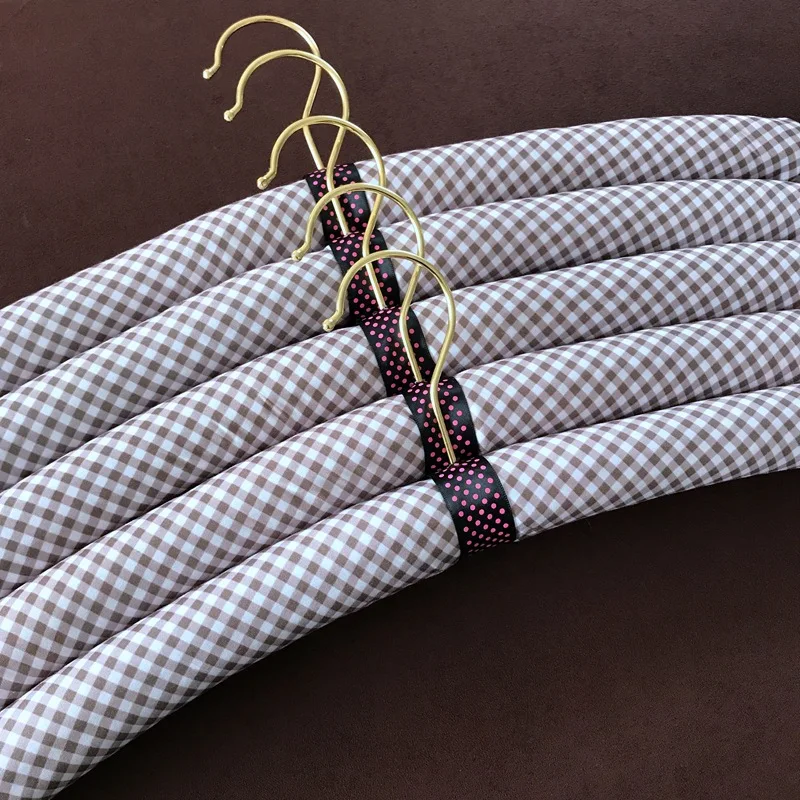 45 см мужские вешалки с губчатой подкладкой пенопластовые Нескользящие атласные