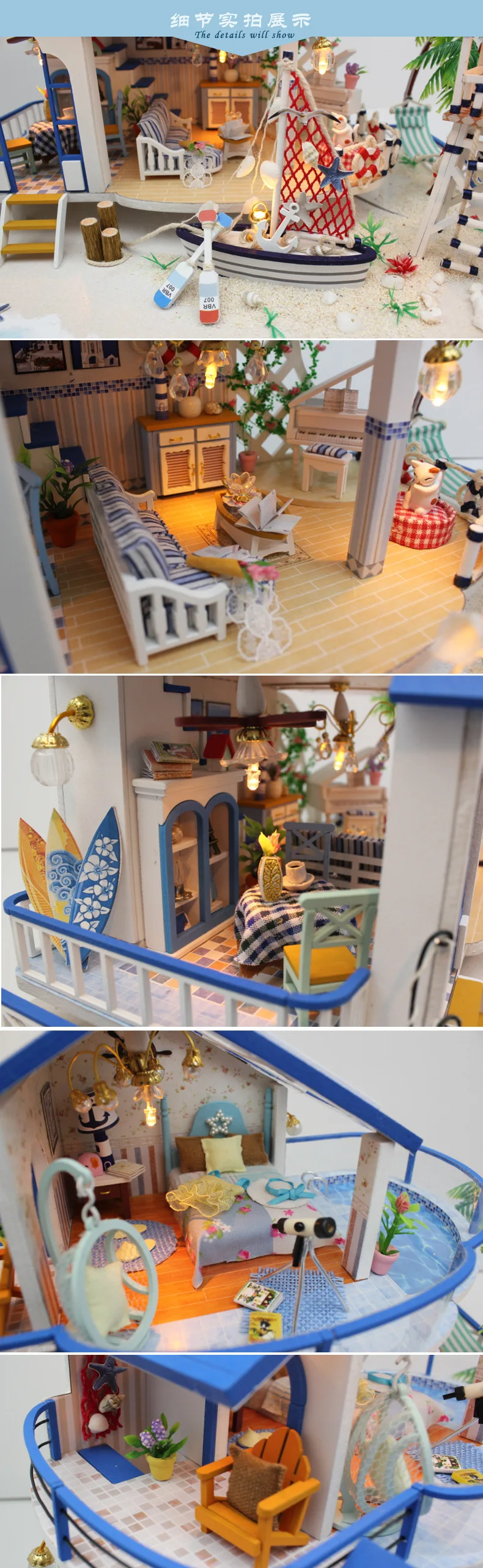 Кукольный дом мебель Diy Миниатюрный пылезащитный чехол 3D Деревянный Miniaturas кукольный домик игрушки супер роскошные подарки на день рождения коробка театр Каса