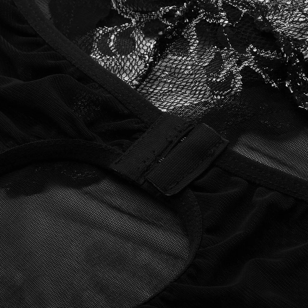 Кружевная ночная рубашка в стиле пэчворк Женская Повседневная мягкая одежда для