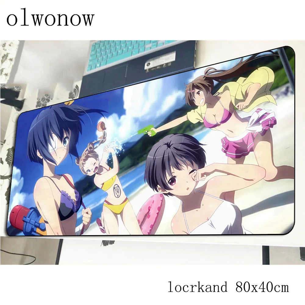 Коврик для мыши chuunibyou demo koi ga shitai игровой коврик 800x400x2 мм высококачественные