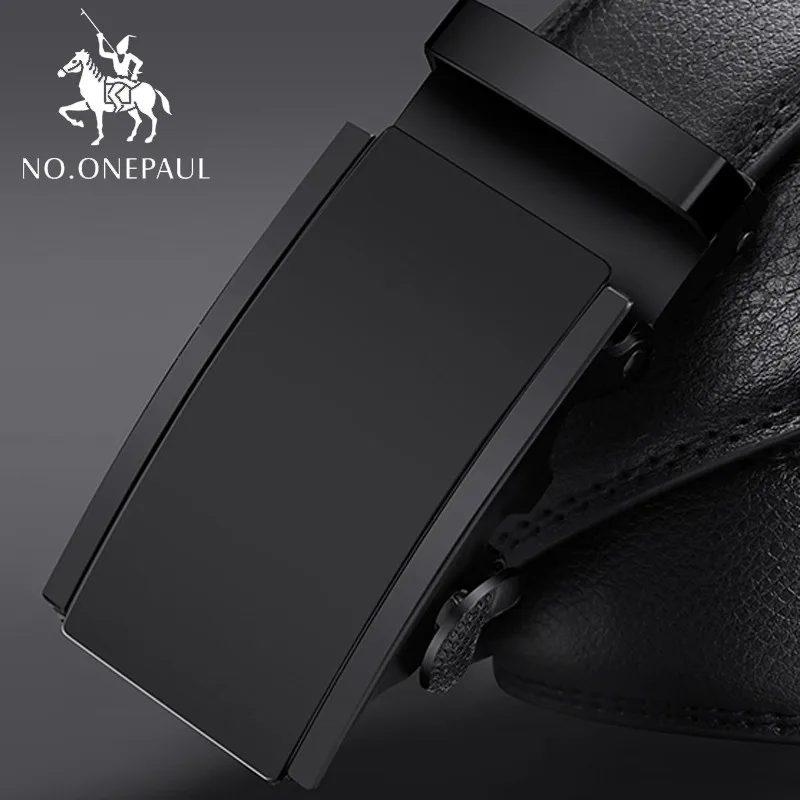 NO. ONEPAUL, новинка, модный мужской ремень с автоматической пряжкой, два кожаных ремня, деловой кожаный пояс, дизайнерский в западном стиле - Цвет: ZD11