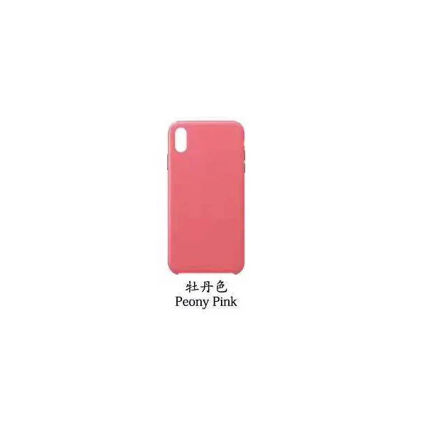 peony pink Роскошный чехол из натуральной кожи с металлической кнопкой для iphone 7 7Plus 8 Plus X coque для iphone 7 8 Xs чехол для MAX XR в розничной упаковке - Цвет: peony pink
