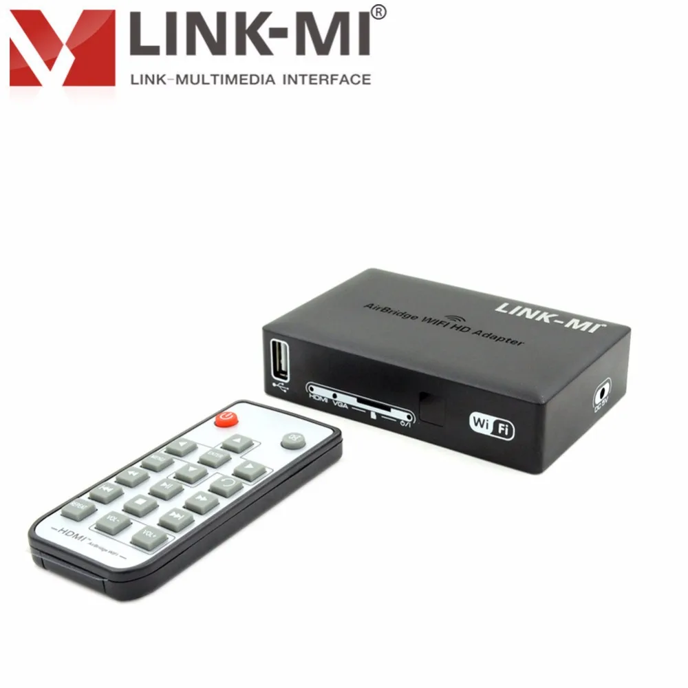 LINK MI LM wifi H01 Беспроводная передача DLNA/Miracast подключение USB HDMI VGA Airbridge HD адаптер с SD