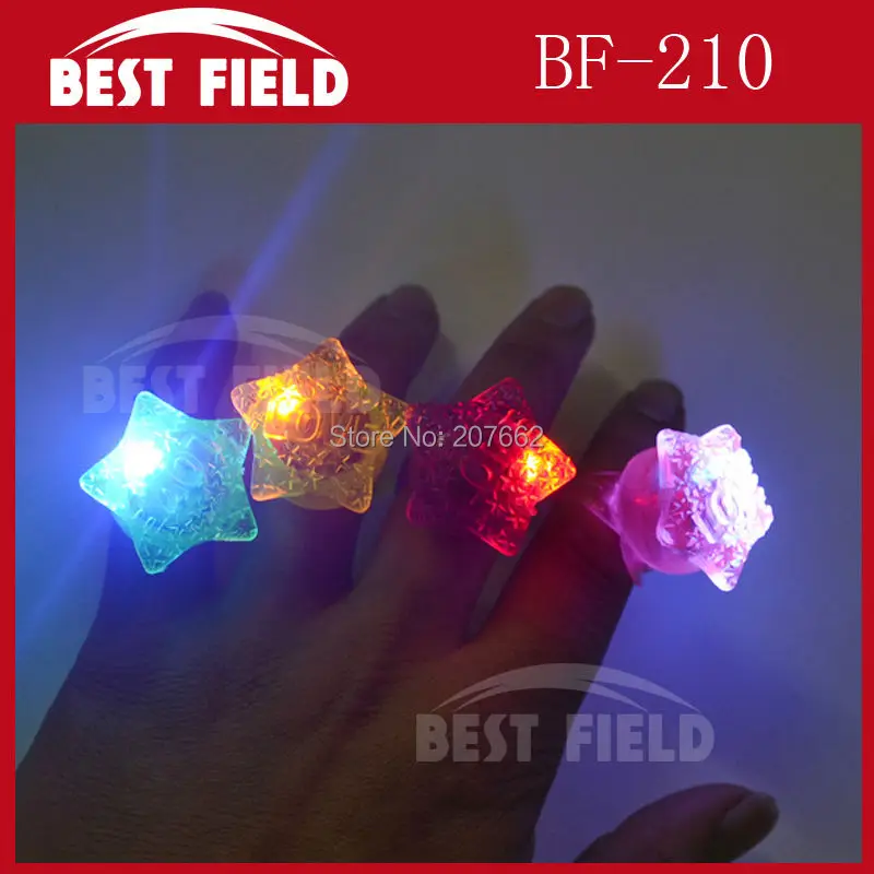 1152 шт./лот светодиодное кольцо для влюбленных Кольцо со звездой на палец