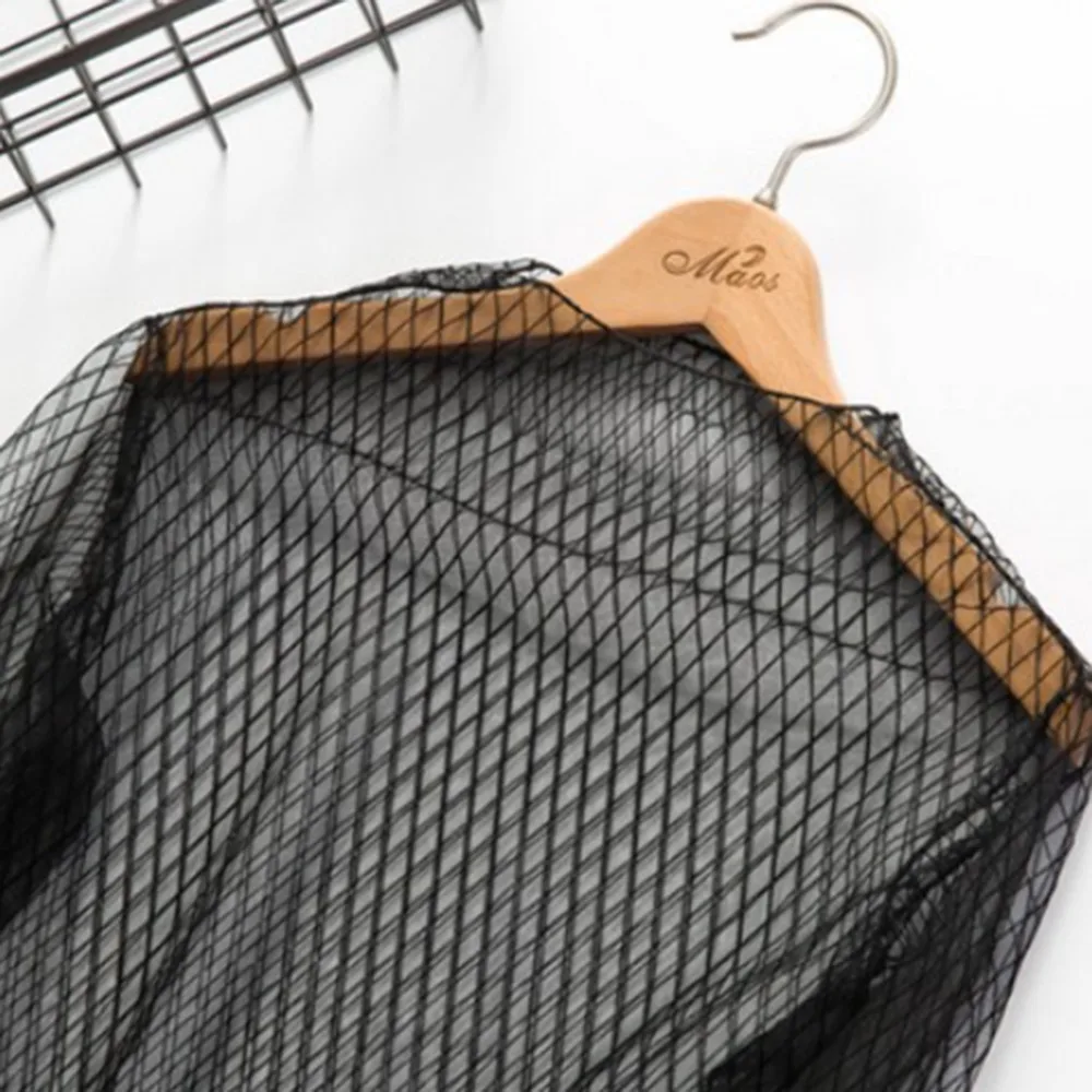 2017 летняя модная женская ажурная Сетчатая футболка удобные Кружевные Прозрачные