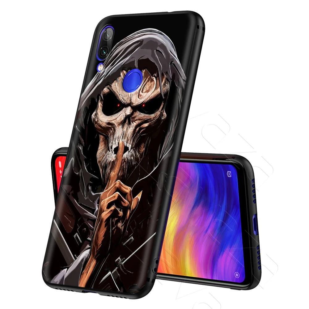 Grim Reaper Skull Skeleton Case for Xiaomi Redmi Note 8 9 9S K30 Pro MI MAX 3 6 SE A1 A2 A3 10 Lite Plus 8A F1 |