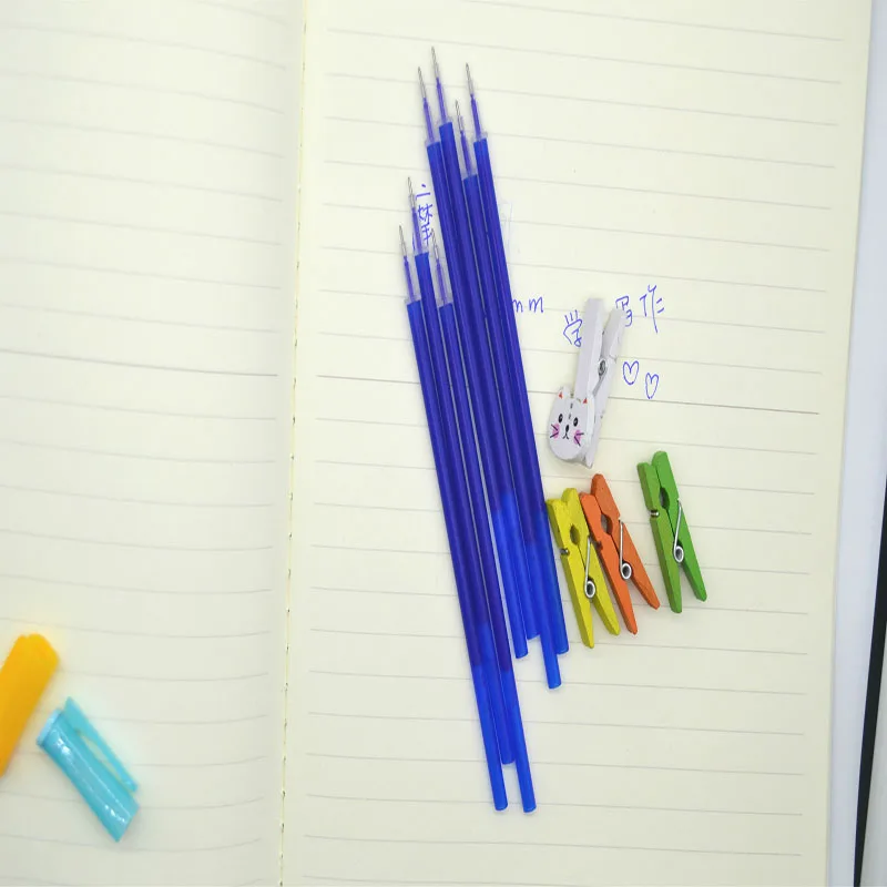 Сменная гелевая ручка со стираемыми чернилами 0 5 мм синие чернила специальная