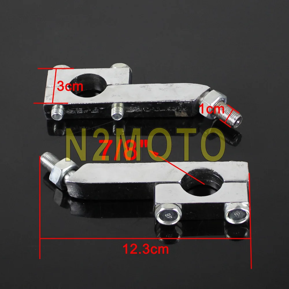 1 пара креплений на руль мотоцикла фиксированный кронштейн 1/4 &quotдержатель