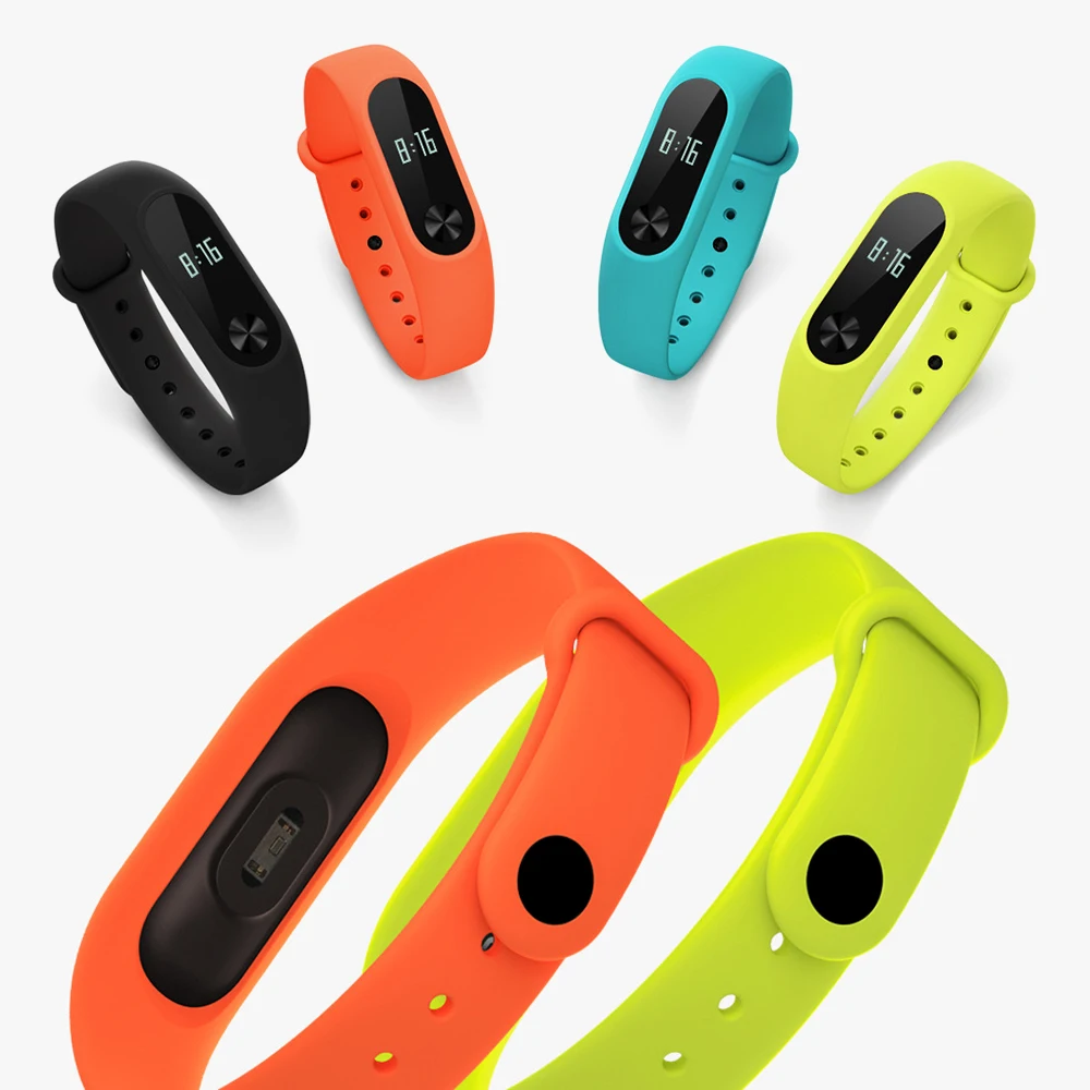 Xio mi band 2 аксессуары pulseira mi band 2 сменный силиконовый цветной браслет для xiaomi mi band2 умный Браслет