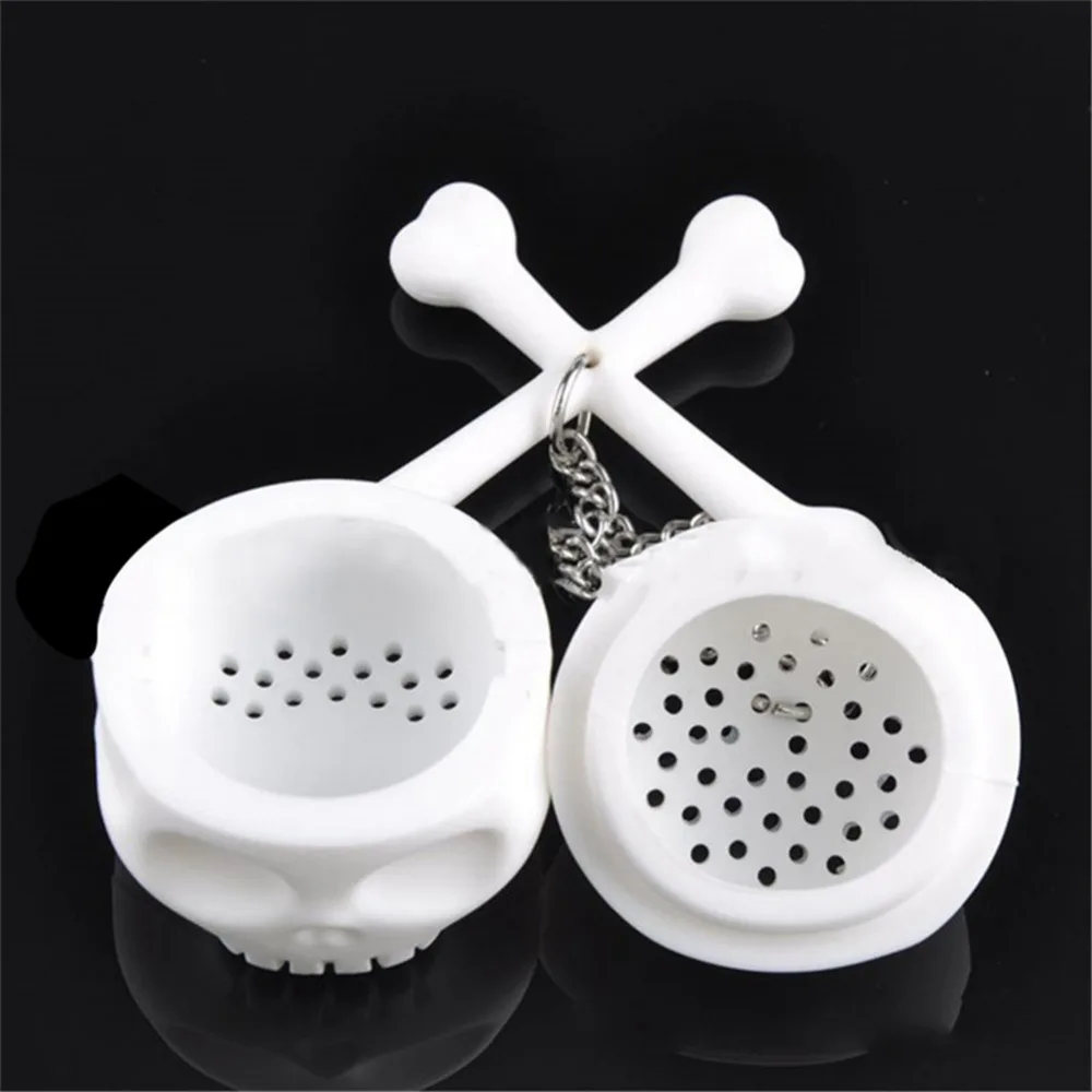 Силиконовый Т образный ситечко для заваривания чая в виде черепа|infuser tea|infuser tea