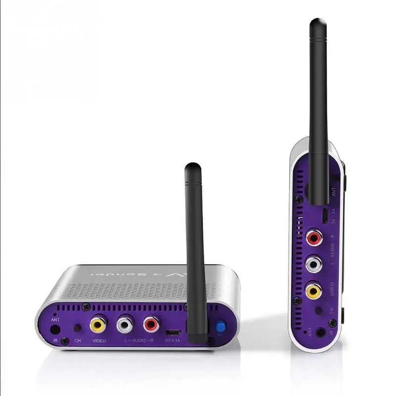 2018 new hot sales 2.4GHz Wireless Video Transmitter And Receiver With IR Remote Control RCA-220 | Электроника