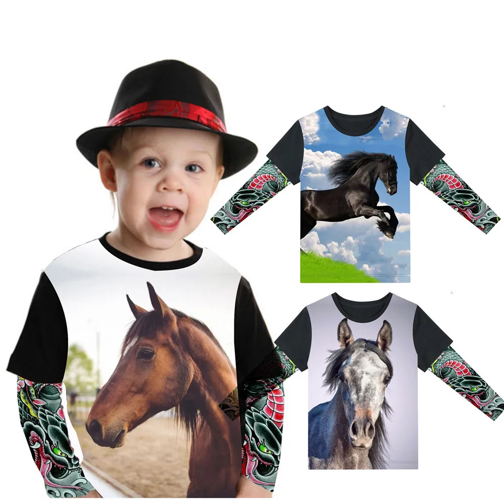 Детские брендовые топы с короткими рукавами новая детская одежда футболка для