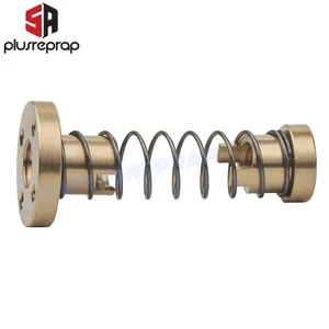 T8 латунная гайка противоплюфтная пружина гайка анти отскока для 8 мм acme винтовой стержень с резьбой ведущий винт 3д притер экструдер