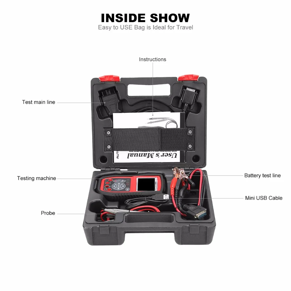 AUTEL AutoLink AL539B OBD2 считыватель кодов неисправностей диагностический инструмент