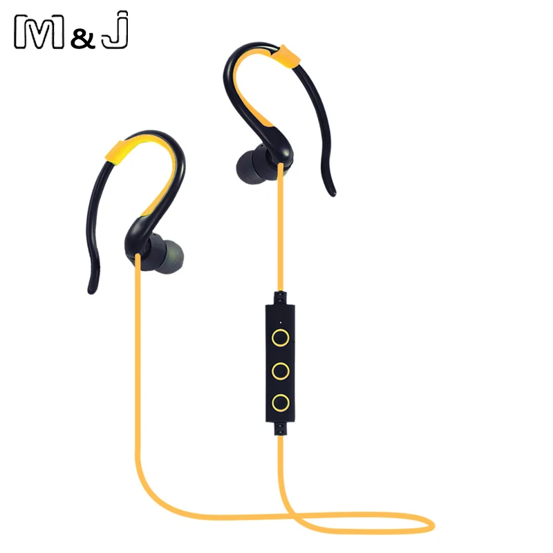 M &amp J Беспроводная Bluetooth 4 1 Гарнитура стерео спортивные наушники студийная музыка