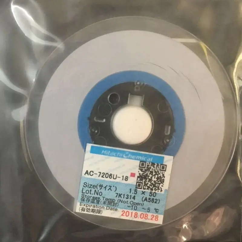 Оригинальный AC 7206U 18 1 5 мм * 50 м Новинка для Hitachi ACF проводящий клей универсальный ЖК