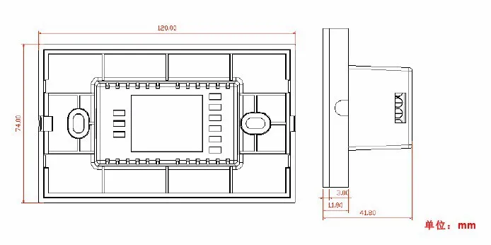 Стандарт США TM07U DC12-24V Сенсорная панель светодиодный диммер цветной; регулятор температуры CCT duall белый для светодиодный светодиодные ленты