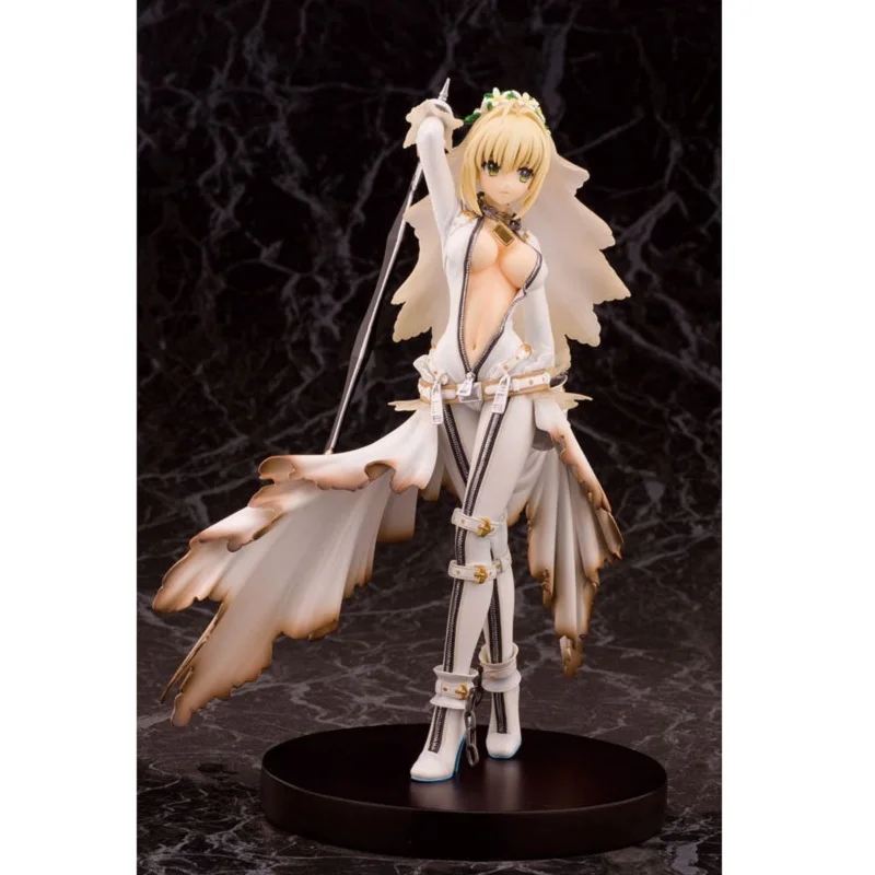 Fate Night Saber платье для свадьбы ПВХ экшн-фигурки игрушки ночная съемка Нерон Клавдий