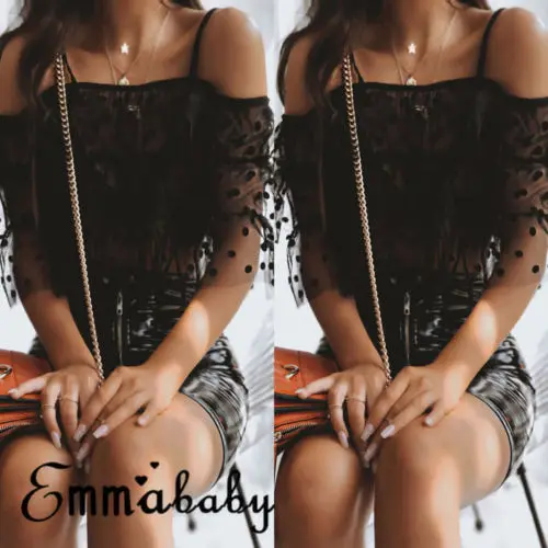 2018 новые модные пикантные очаровательные Новые Топы с открытыми плечами рубашка