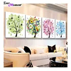 Алмазная вышивка весна-лето, осень, зима, модель 