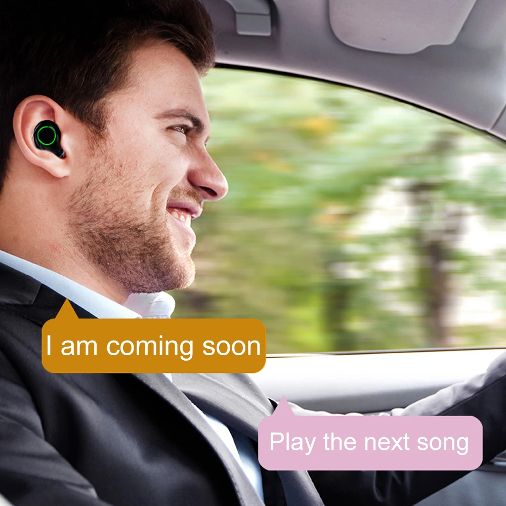 Ollivan X9 TWS Bluetooth наушники Bluetooth 5,0 настоящие Беспроводные наушники с зарядной коробкой HIFI басы сенсорные наушники