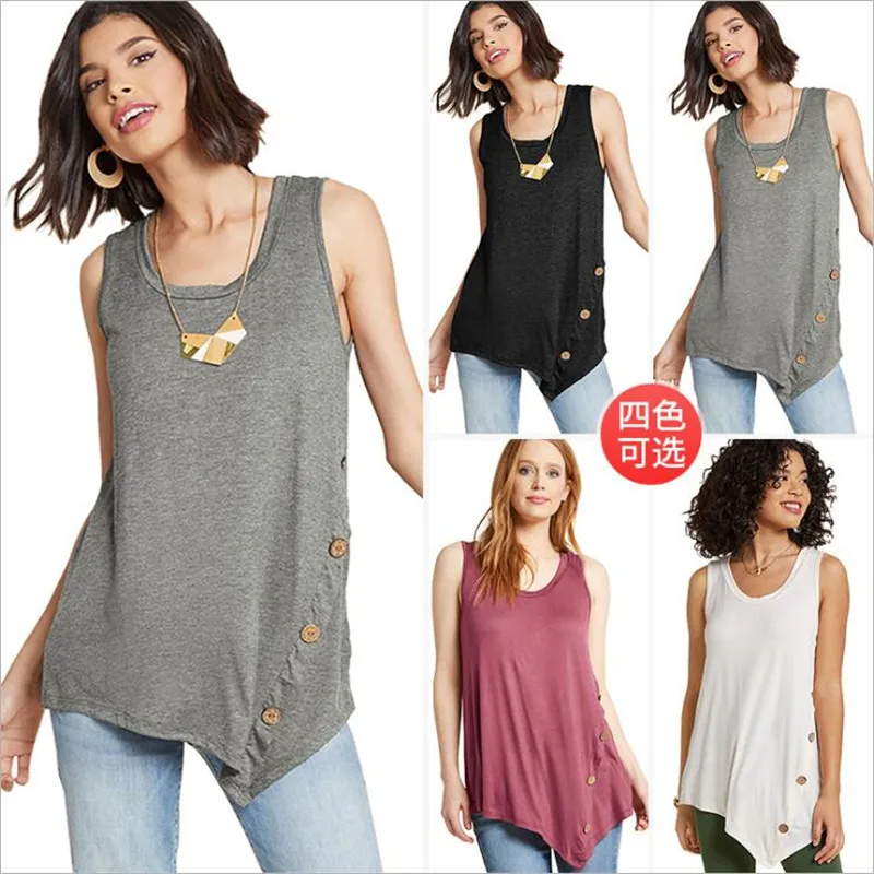 2XL женская одежда большого размера нерегулярные футболки летние свободные топы