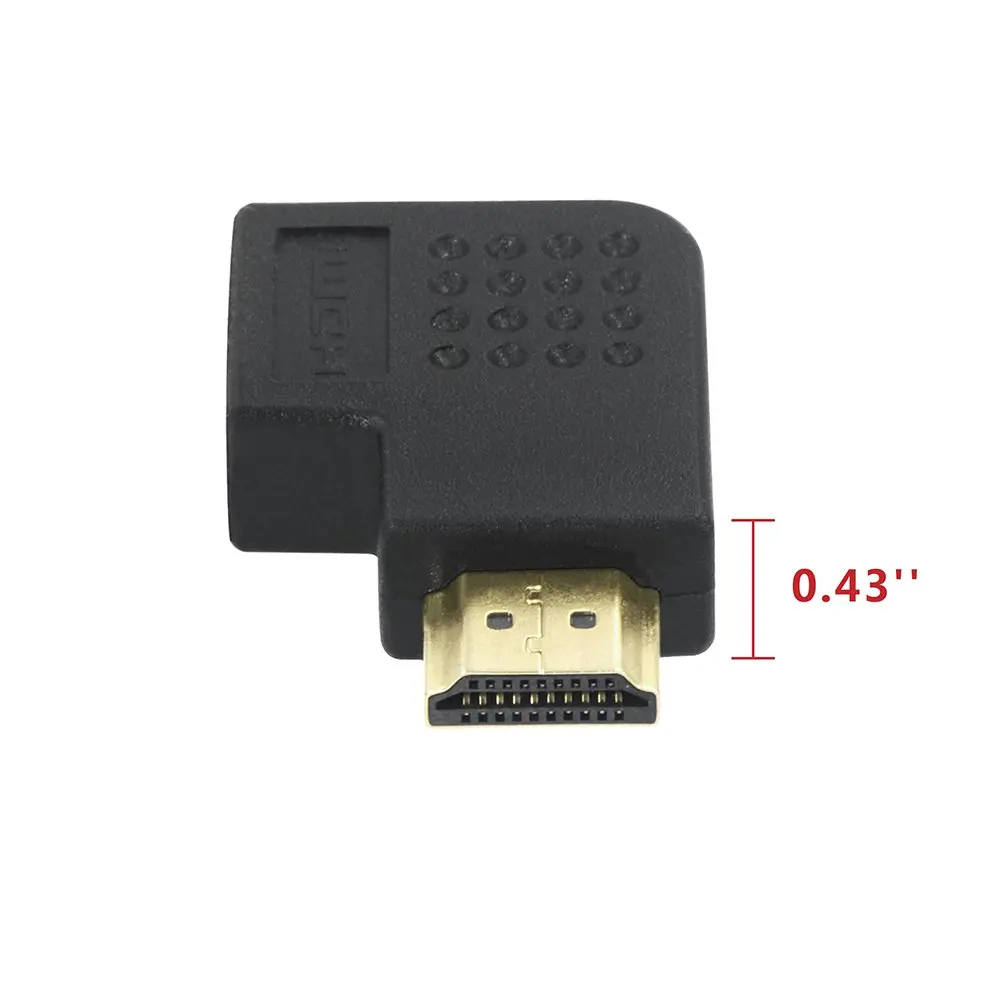 LBSC 2 Combos HDMI 90 и 270 градусов мужчин и женщин вертикальный плоский адаптер