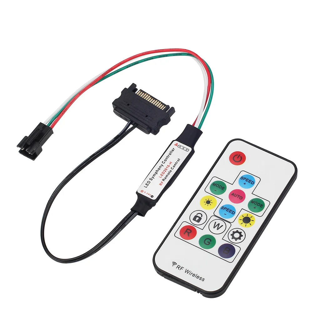 RGB контроллер со светодиодной подсветкой 5 24 В 14 клавиш SATA|Контролеры RGB| |