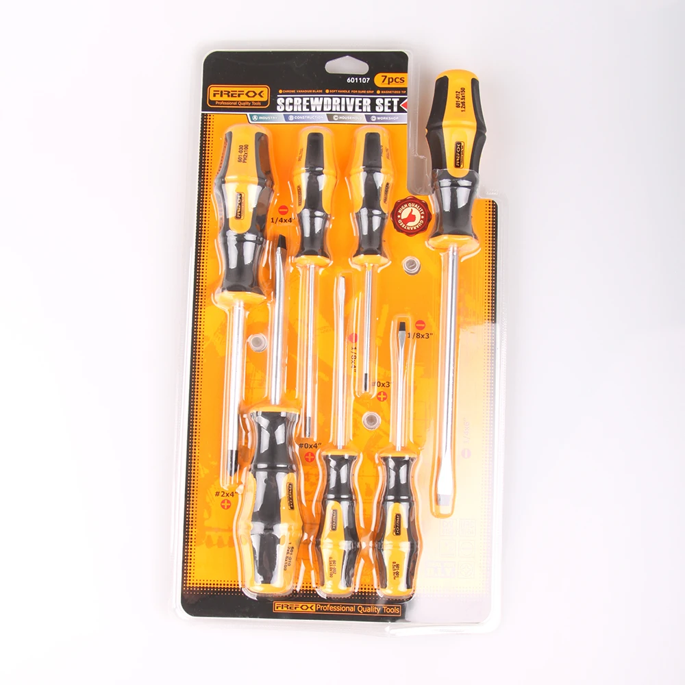Набор отверток из 7 намагниченных крестообразных набор ручных инструментов для