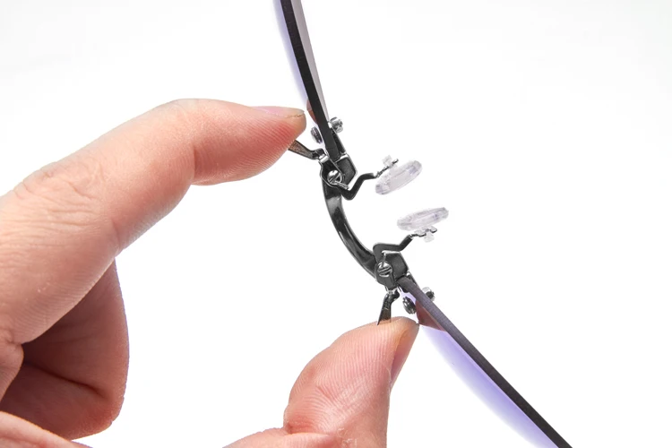 Фирменный дизайн 3 вида цветов Ретро стиль круглый зажим очки для носа матрица