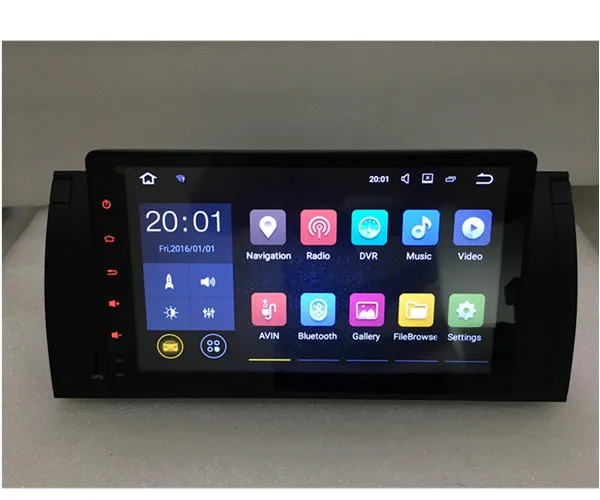Android 9 0 автомобильное радио GPS для b m w M5 X5 E53 2000 2007 5 серий E39 NAVI BT 16G ROM Поддержка DAB 4G|gps
