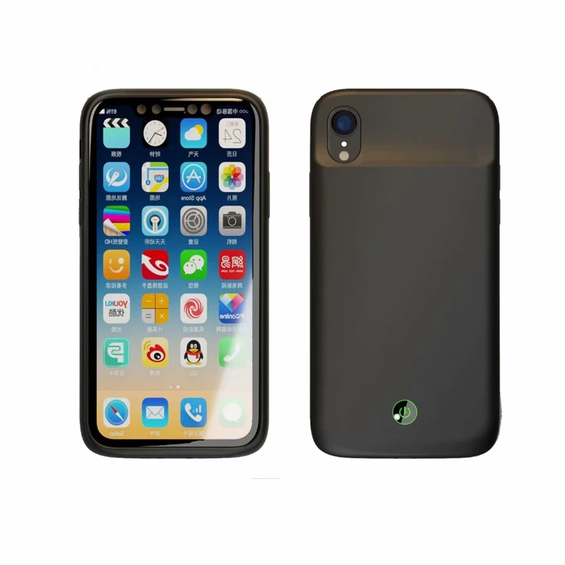 NTSPACE 5500 мАч портативный Банк питания чехол для iPhone XR зарядное устройство чехол для путешествий зарядный чехол внешний аккумулятор с аудио
