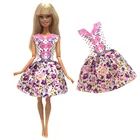 Нагорный Карабах кукла маленькое платье с цветочным рисунком красивое изготовленное вручную вечерние ClothesTop модное платье для куклы Барби благородный кукла ребенок Girls'Gift 239A