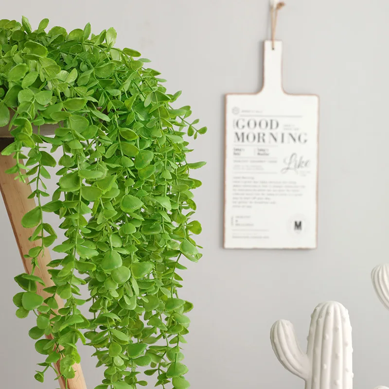 Искусственные листья эвкалипта искусственное растение из ротанга украшение на