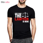 Мужская футболка с надписью Keep Calm, с надписью Lawyer Is Here