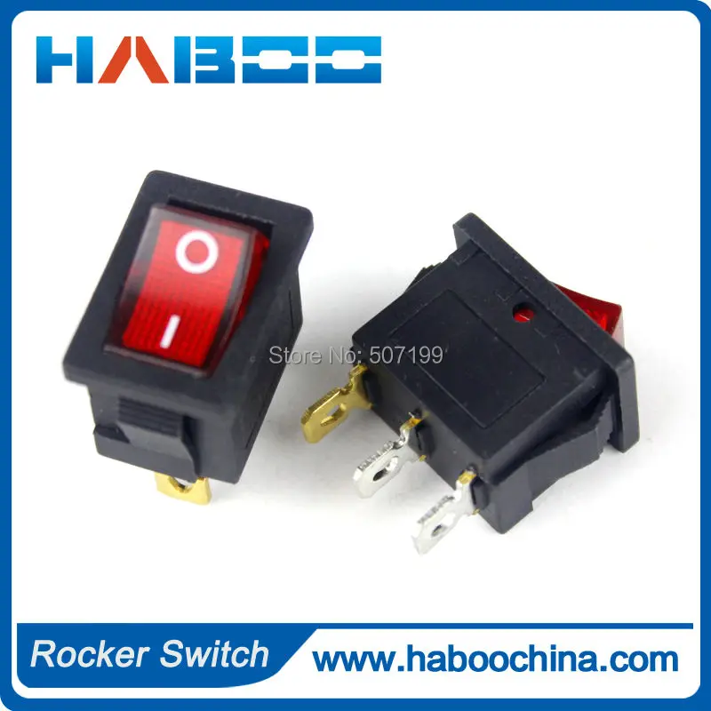 Электрический мини клавишный выключатель T85 автомобильный с 3 контактами 2