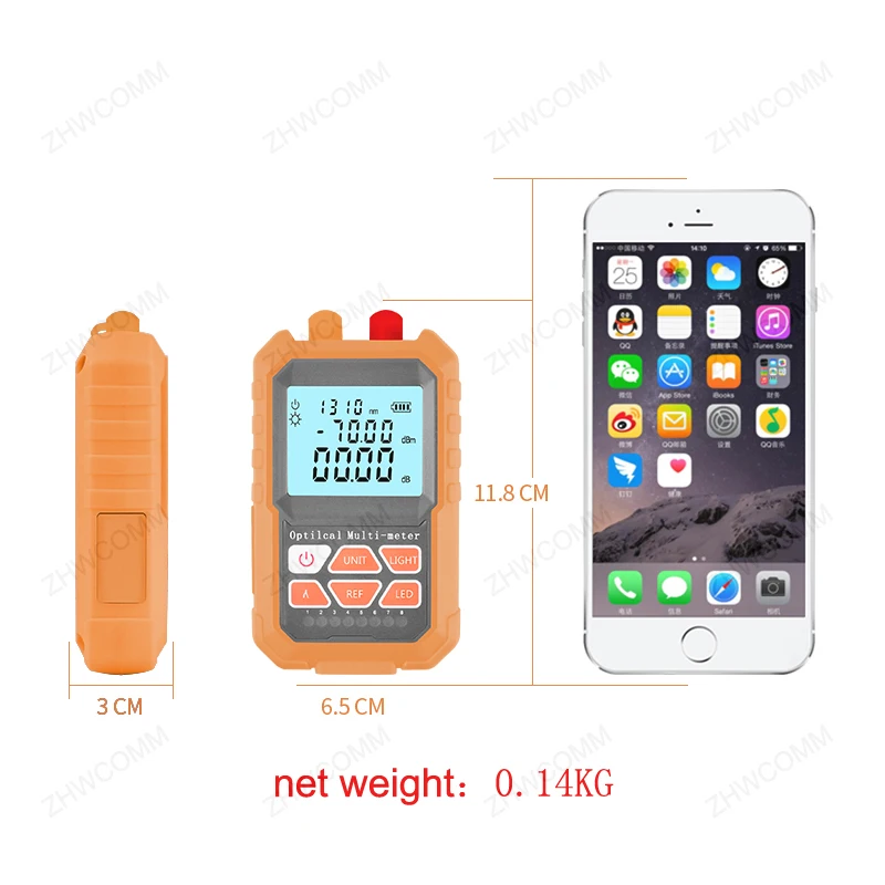 

Hand-held mini Optical Power Meter with 10MW VFL Visual Fault Locator Network Cable Test optical fiber tester free shipping