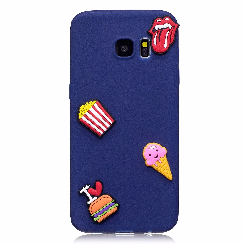 Coatuncle мягкий чехол TPU для Coque Samsung Galaxy S7 случае 3D кремния конфеты чехол для задней панели с мультяшными героями чехол для Samsung S7 Edge чехол