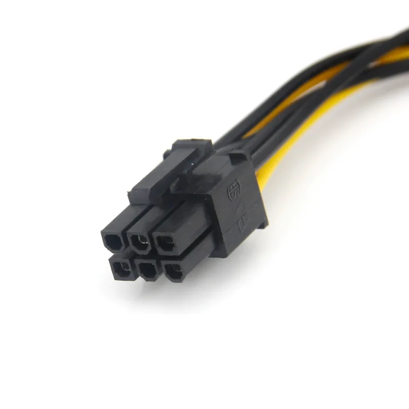 SATA 15 контактный штекер M PCI e экспресс карта 6 гнездовой кабель питания для