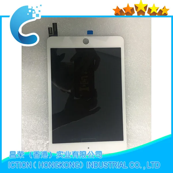 Новый черный и белый ЖК дисплей сенсорный экран в сборе для iPad Mini 4 A1538 A1550 цифровая