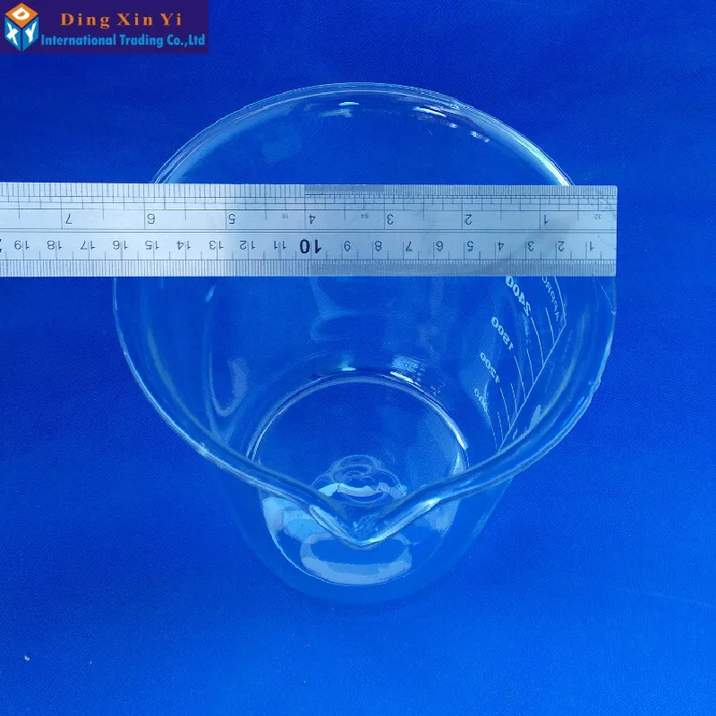 Glass beaker 3000ml Lab Supplies Good quality High boron material | Канцтовары для офиса и дома
