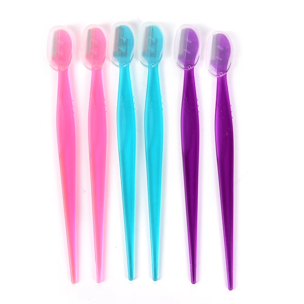 Инструмент для удаления волос бритва макияжа мини-триммер бровей безопасные