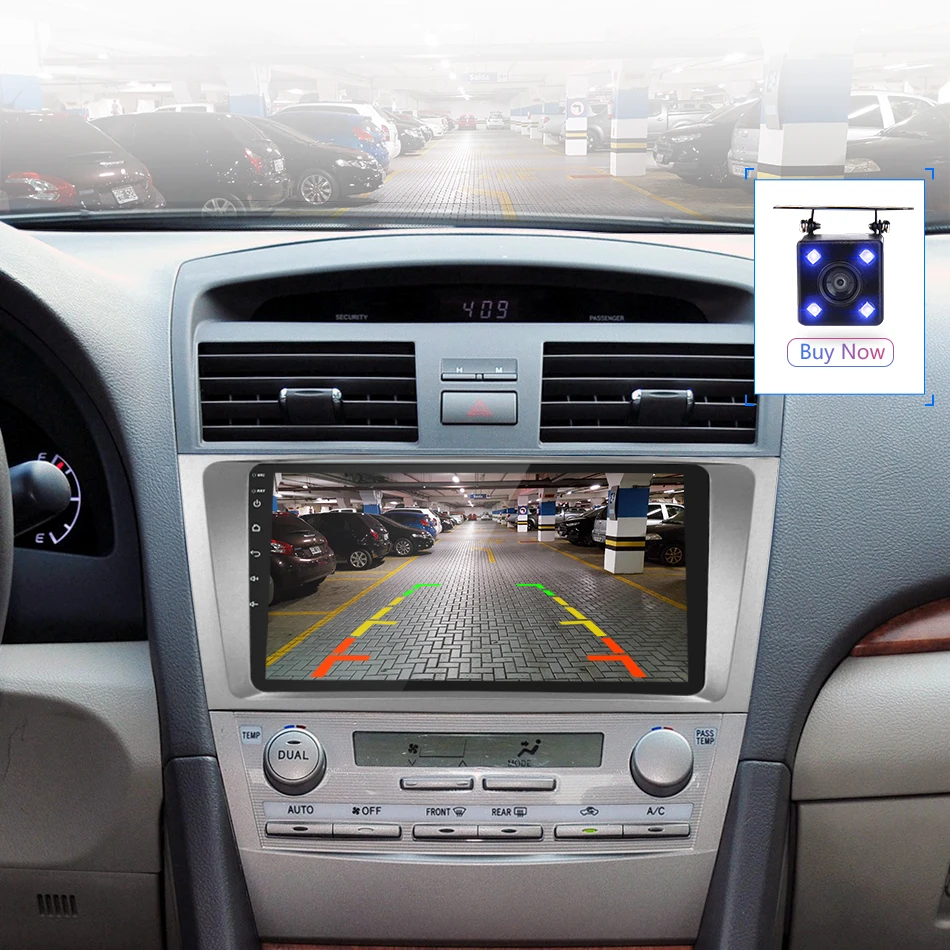 " 2 Din 2G+ 32G ips Android 8,1 автомобильный Радио Мультимедиа Видео плеер для Toyota Camry 7 XV 40 50 2006-2011 gps навигация+ рамка