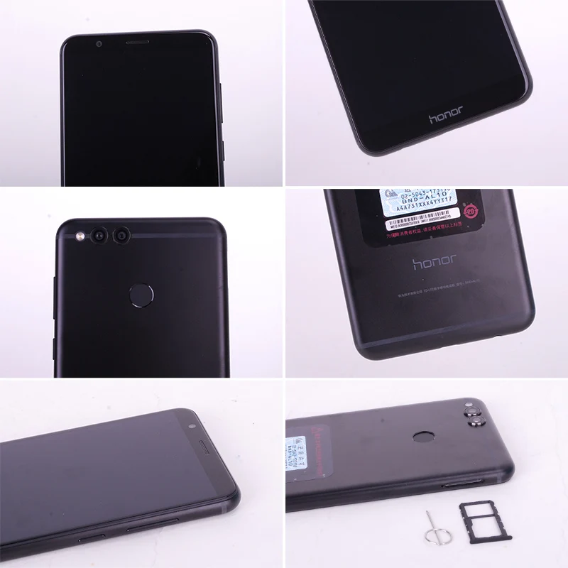 Huawei Honor 7x Глобальный смартфон 5 93 ''fullview Kirin 659 Octa Core Android 7 0 двойной камеры