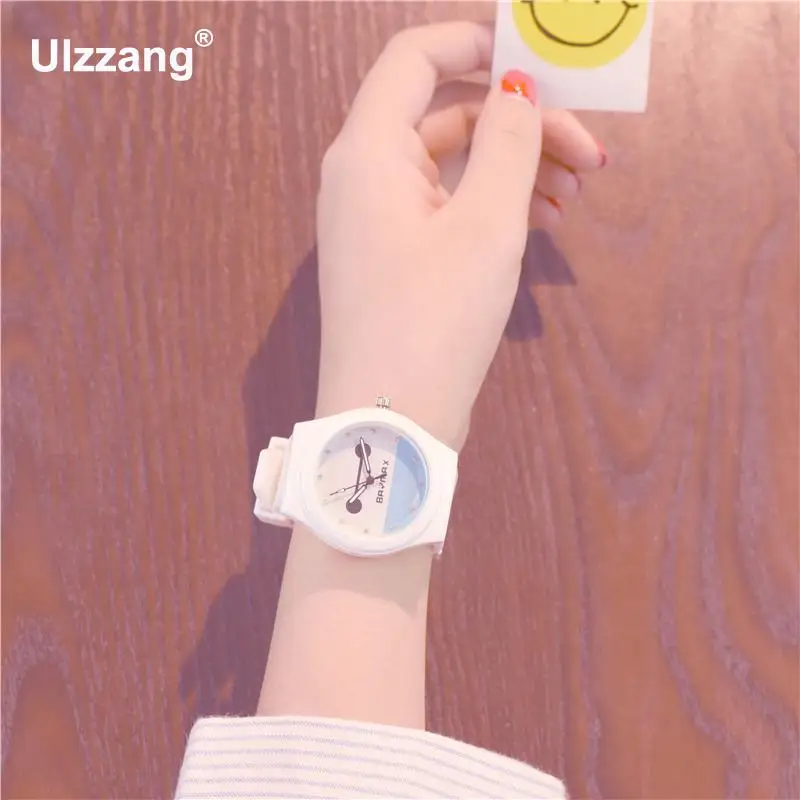 Кварцевые наручные часы для девочек отдыха с большими глазами яркие цвета