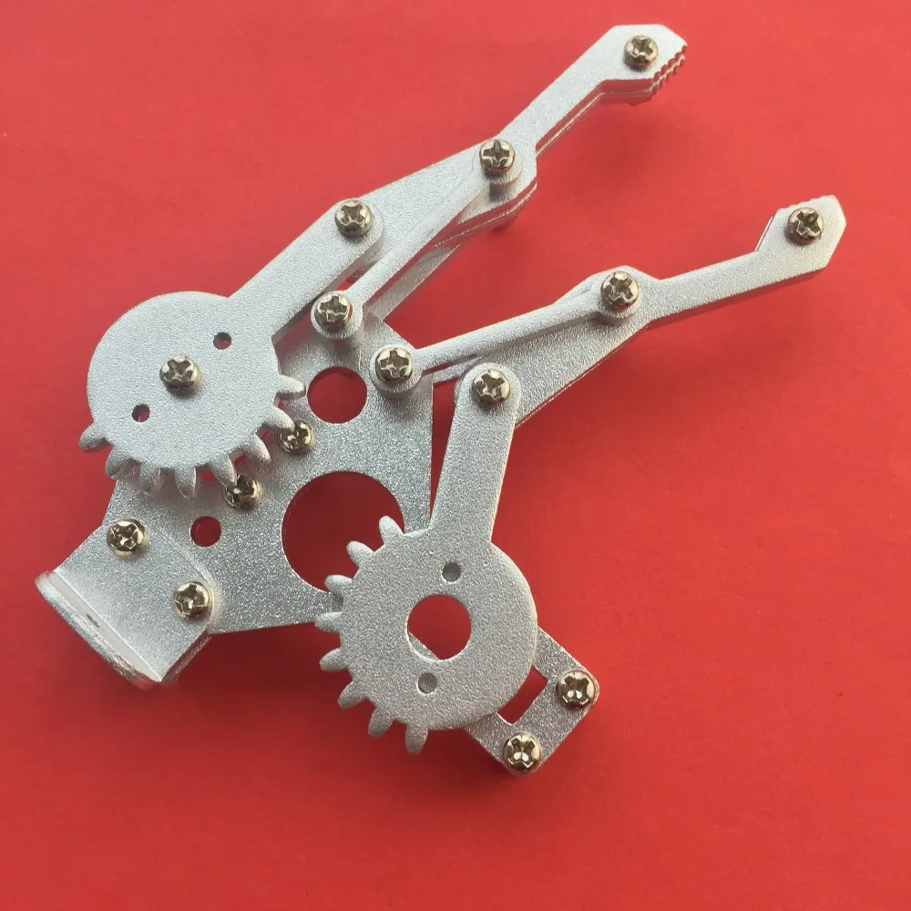 1pc J228Y Aluminum Alloy Gripper Holder Machine Transfer Arm Claw Metal DIY Robot Model enlarge