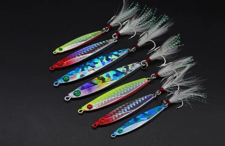 Rompin рыболовная металлическая приманка 10 г 14 21 свинцовый рыболовный крючок с